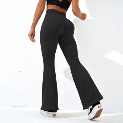 Seamless High-waist Wide-leg Pants Workout Yoga Pants