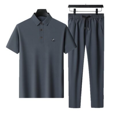 T-shirt Casual Sport Two-piece Set Casual Pants
