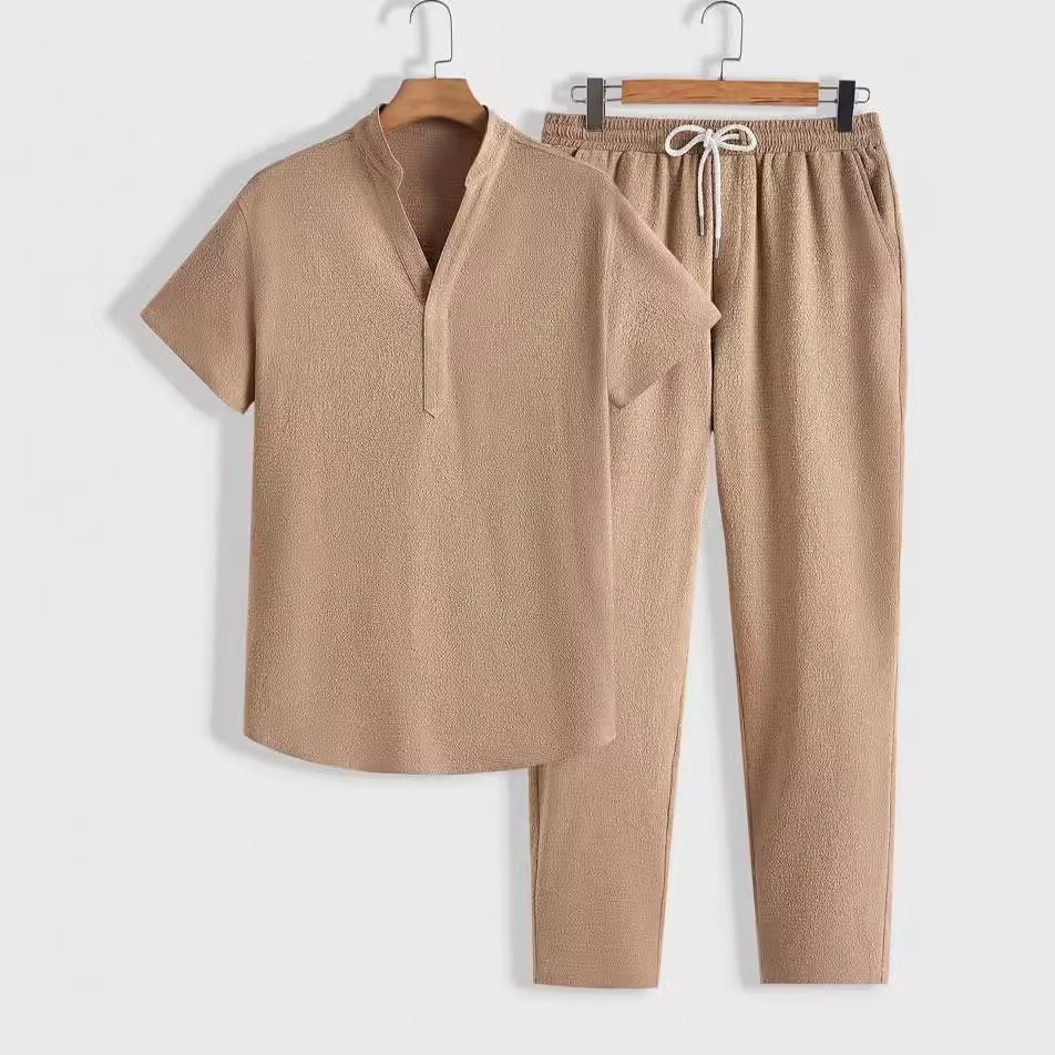 Summer New European And American Style Mens Casual Sports Suit