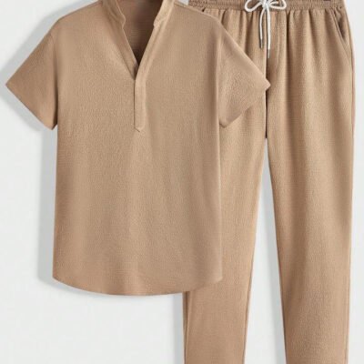 Summer New European And American Style Mens Casual Sports Suit