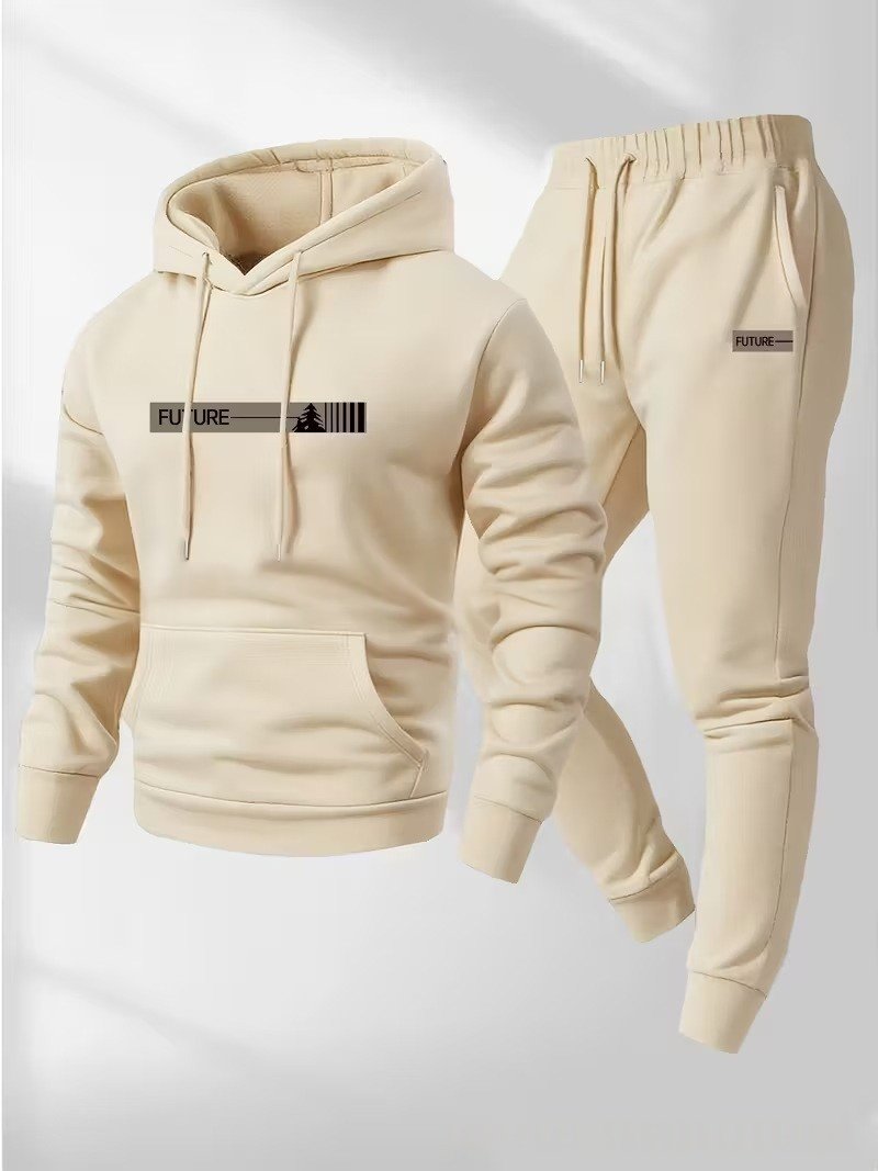 Stylish Printed Casual Men's Sports Suit