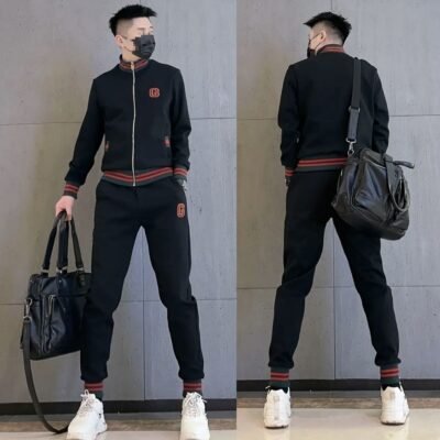 Light Luxury Simple Stylish All-Match Casual Sports Suit For Men