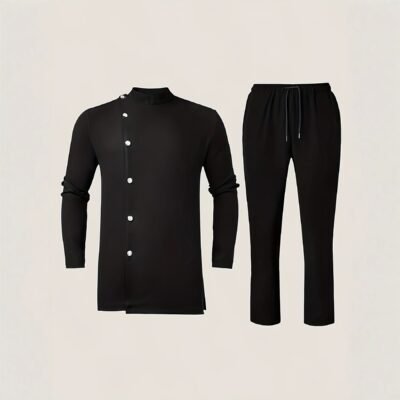 Casual Pants 2-Piece Set Holiday Party Suit