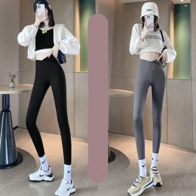 Cross Waist Shark Pants Wear High