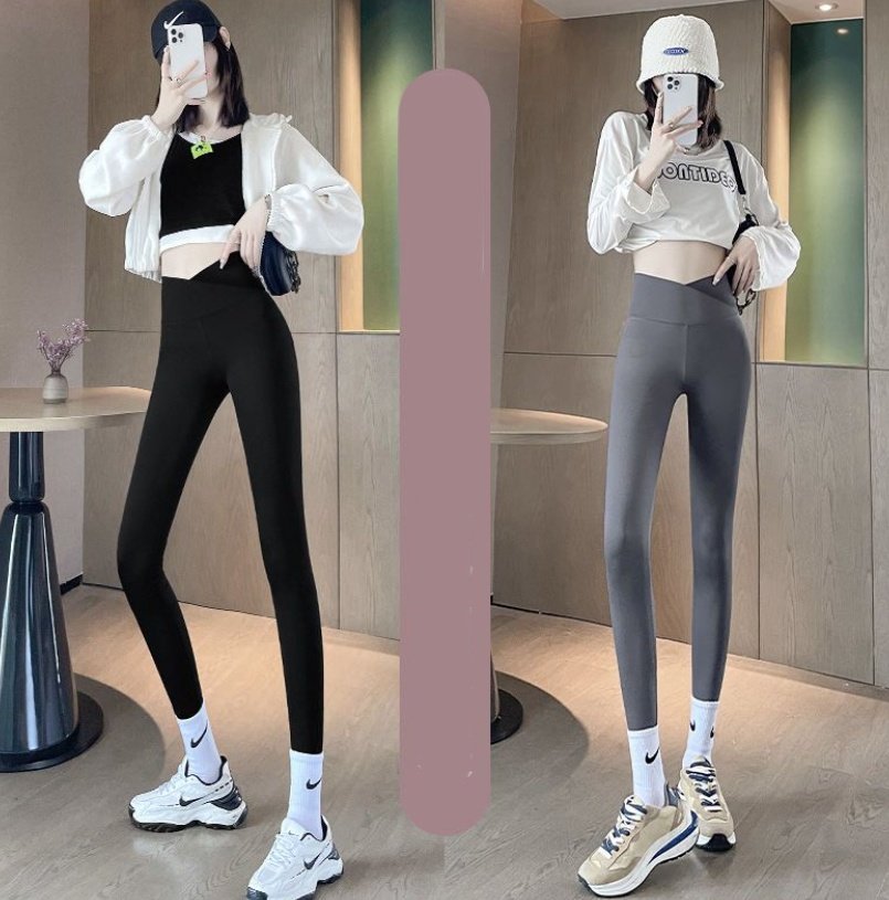 Cross Waist Shark Pants Wear High