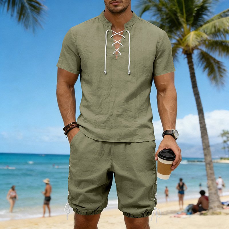 Summer Hip-Hop High-Street Men's Short-Sleeve