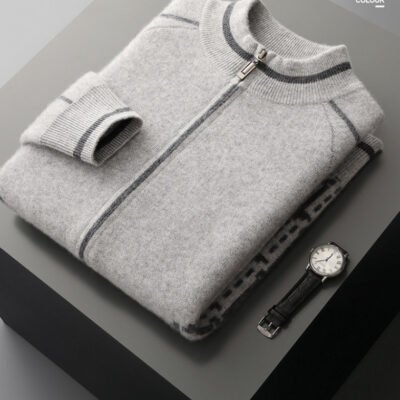 Middle-aged Dads Spring Western-style Coat And Sportswear Set