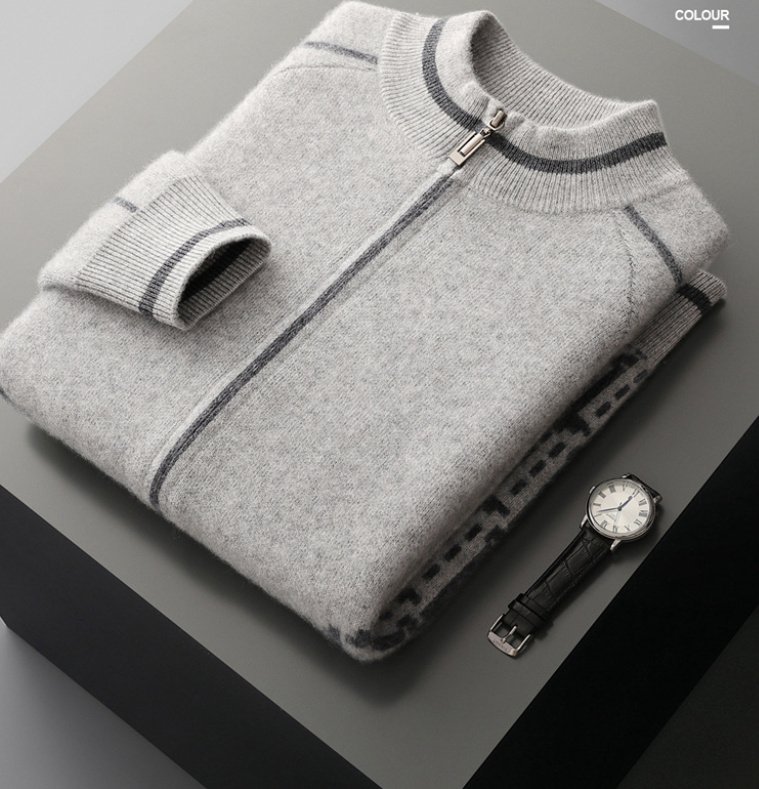 Middle-aged Dads Spring Western-style Coat And Sportswear Set