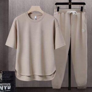 Men's Summer Athletic Crew Neck Pants Set