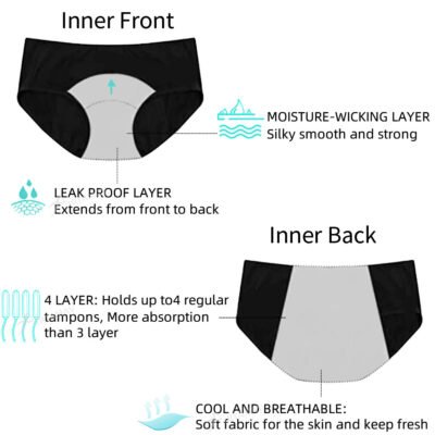 Women's Menstrual Workout High Waist Tight Yoga Pants