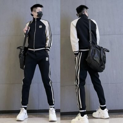 Light Luxury Simple Stylish All-Match Casual Sports Suit For Men