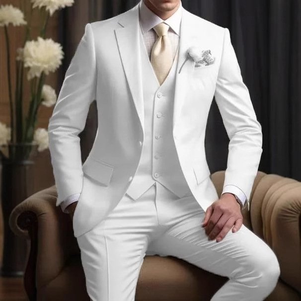 Elegant Business Banquet Suit Set For Men