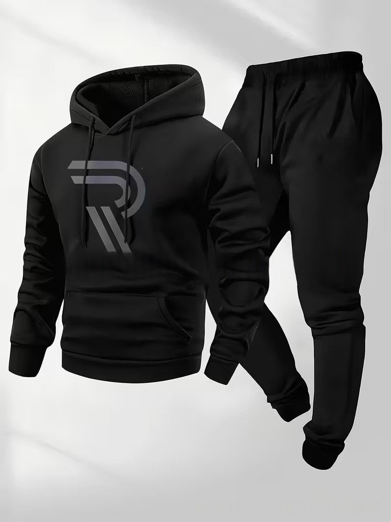 Stylish Printed Casual Men's Sports Suit