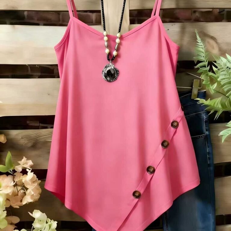 Movable Suspender Vest With Buttons