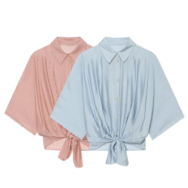 New Stylish And Versatile Striped Casual Long-sleeve Top