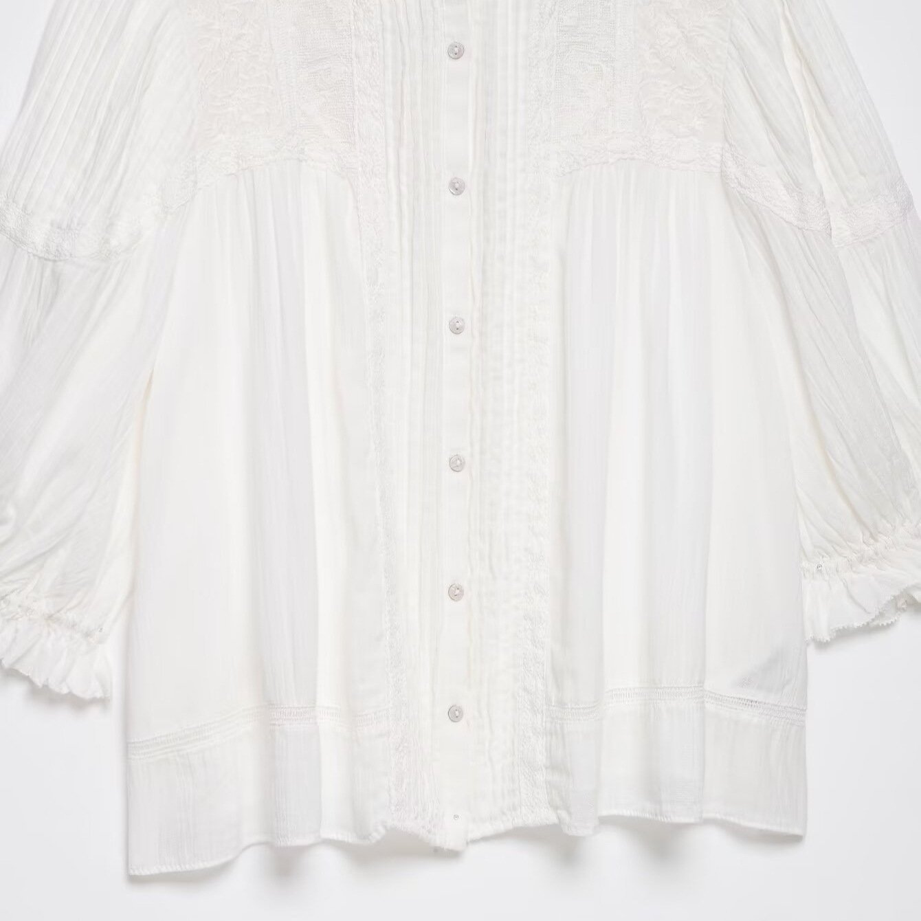 Womens Summer New Arrival Simple Solid-Color Shirt - Image 2