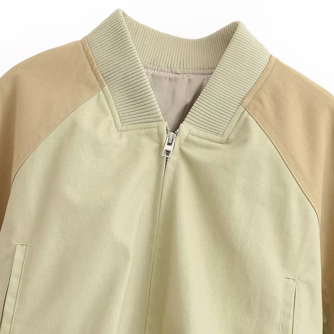 European And American-style Versatile Washed Aviator Jacket - Image 3