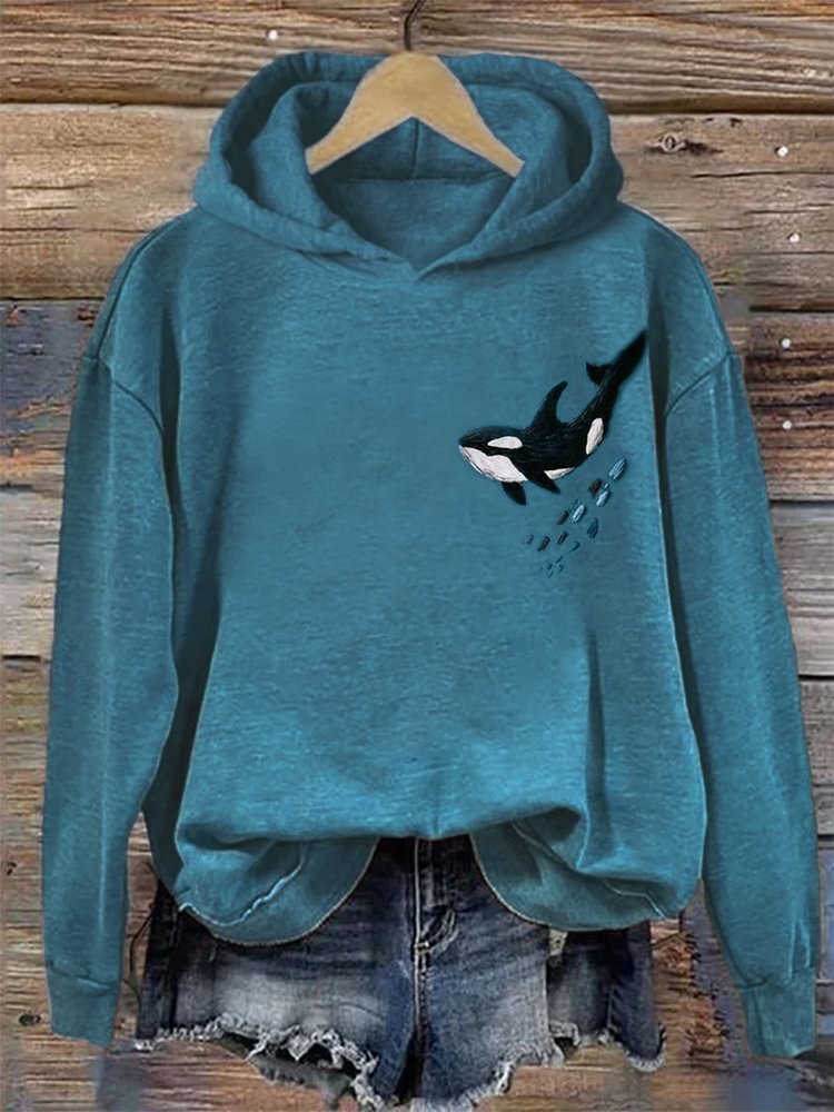 New Womens Pullover Long-sleeve Top With 3D Digital Print - Image 7
