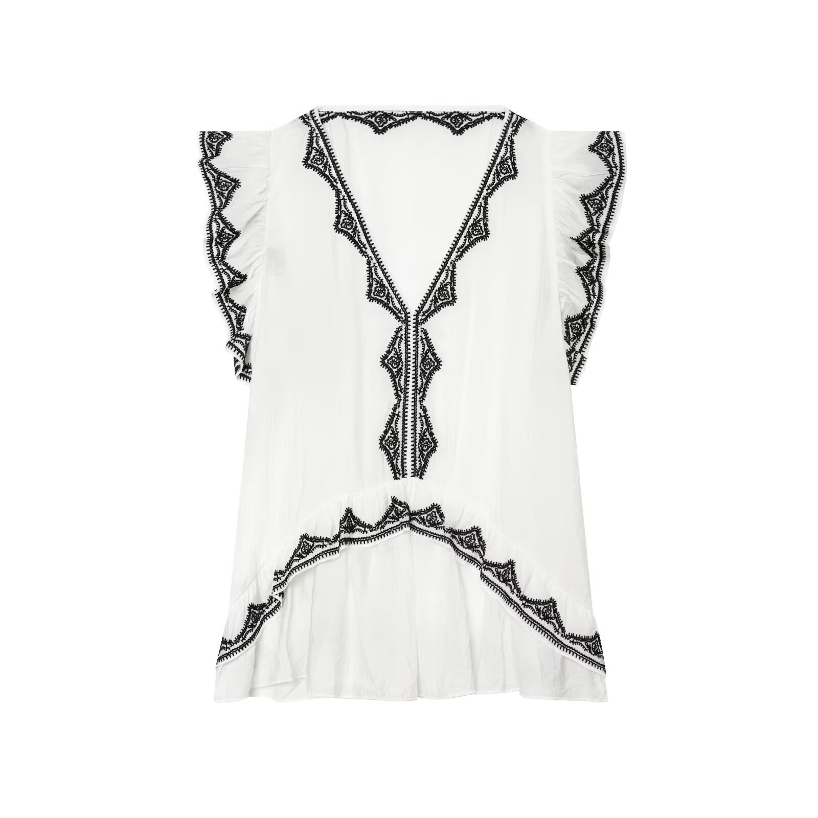 Summer New Arrival Asymmetrical Hem Sleeveless Top - Image 6