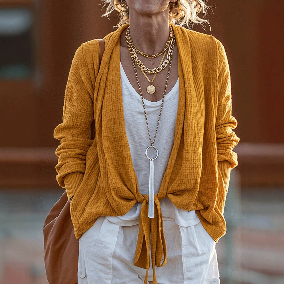Fashionable And Minimalist Cardigan Coat For Women