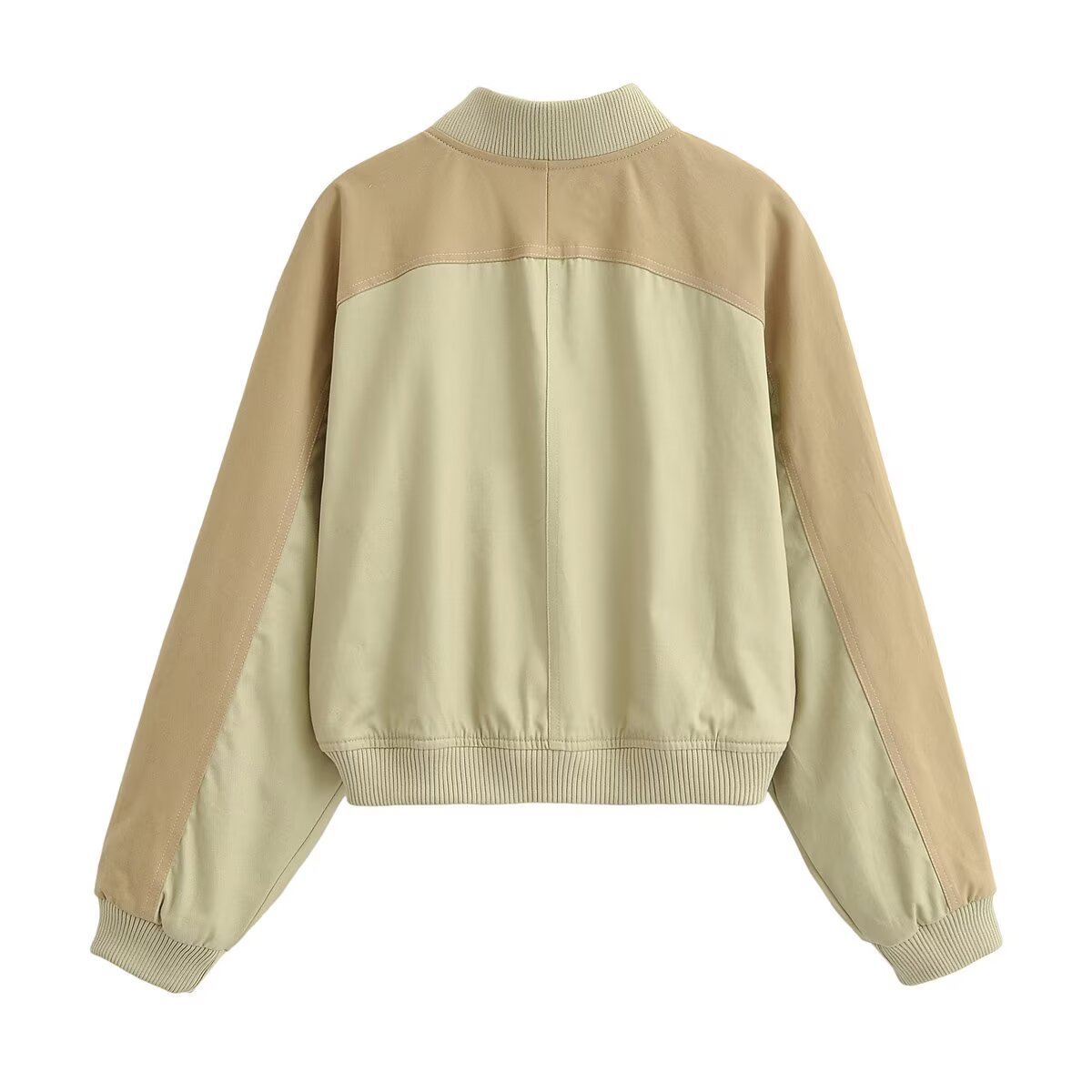 European And American-style Versatile Washed Aviator Jacket - Image 2
