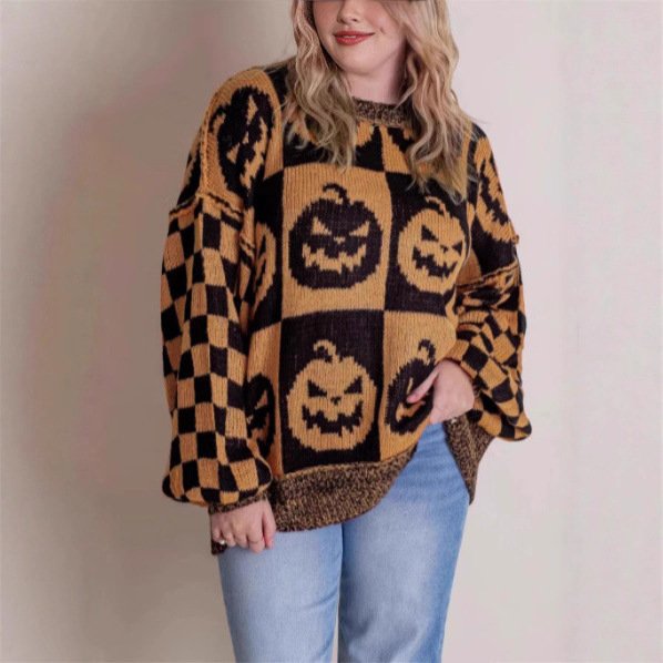 Halloween Loose Autumn And Winter Sweater - Image 3