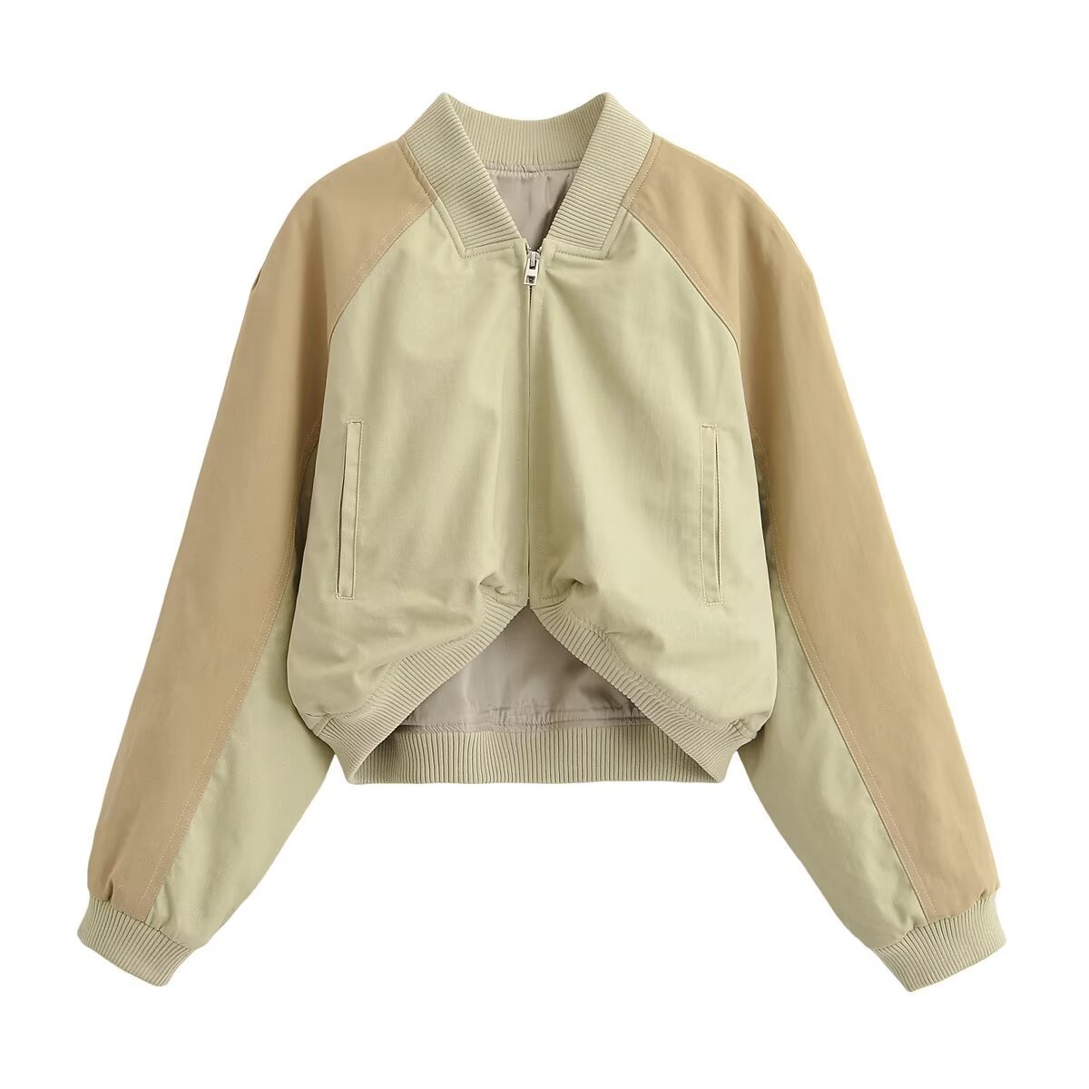 European And American-style Versatile Washed Aviator Jacket - Image 6