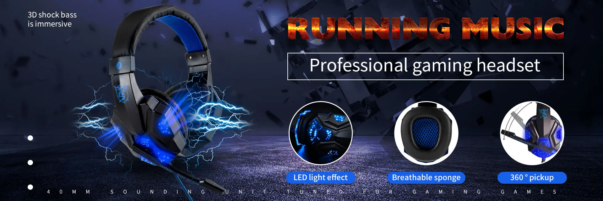 Professional Led Light Wired Gaming Headphones With Microphone For Computer PS4 PS5 Xbox Bass Stereo PC Gaming Headset Gifts - Image 13