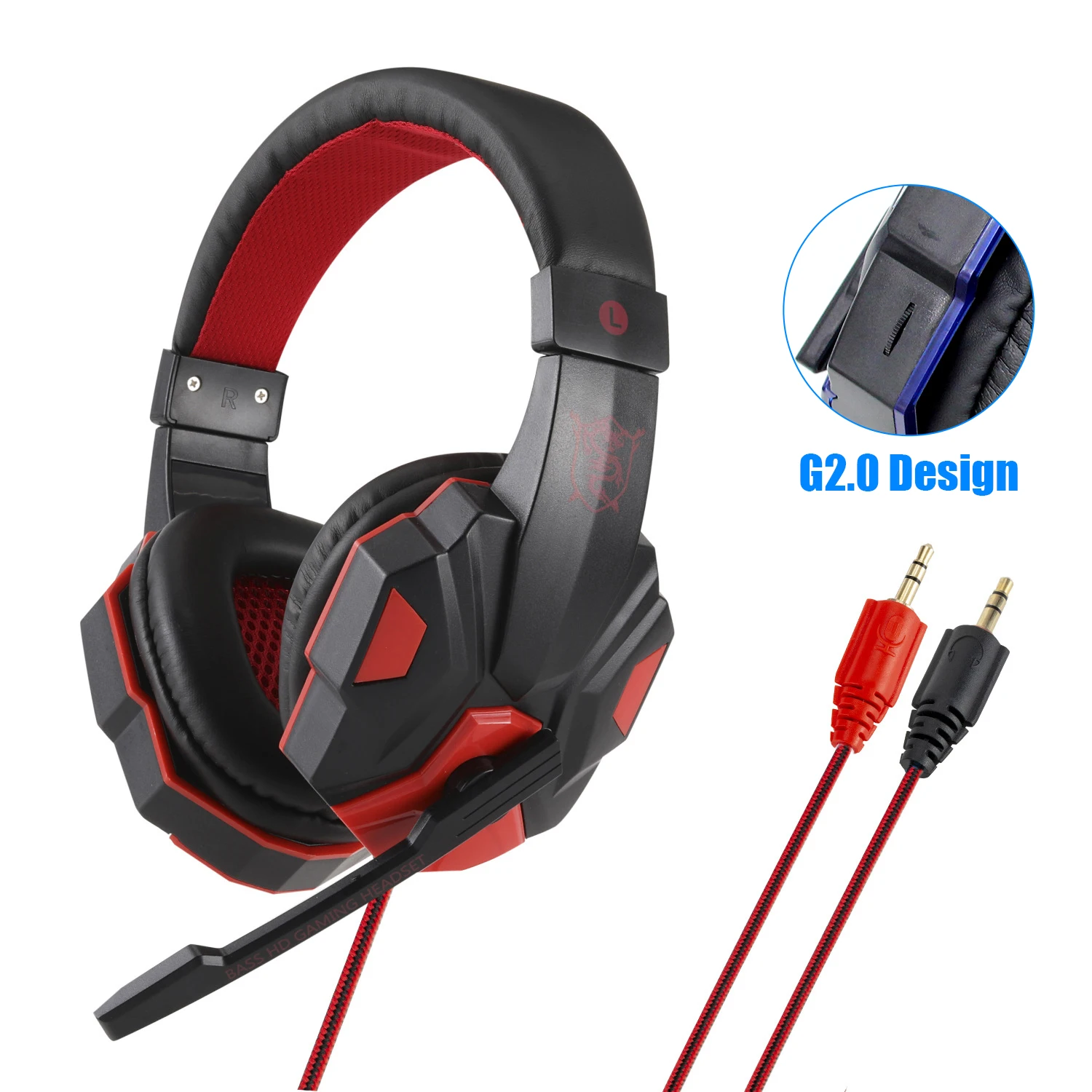 Professional Led Light Wired Gaming Headphones With Microphone For Computer PS4 PS5 Xbox Bass Stereo PC Gaming Headset Gifts - Image 44
