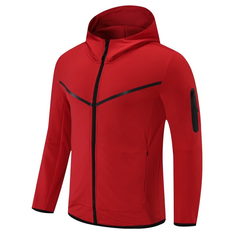 Manufacturers Wholesale Men's and Women's Sports and Leisure Zipper Jackets, Running Breathable Training Fitness Jackets, One Piece Drop Shipping - Image 7