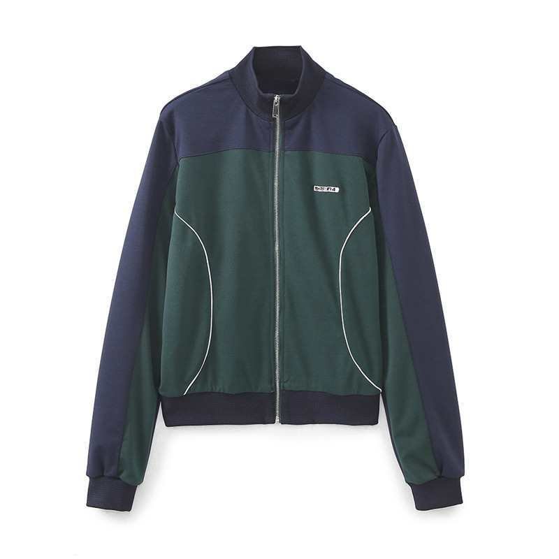 European and American Style Fashion Casual Zipper Long-Sleeved Spring and Summer Jacket New Pants Women's Retro Foreign Trade - Image 3