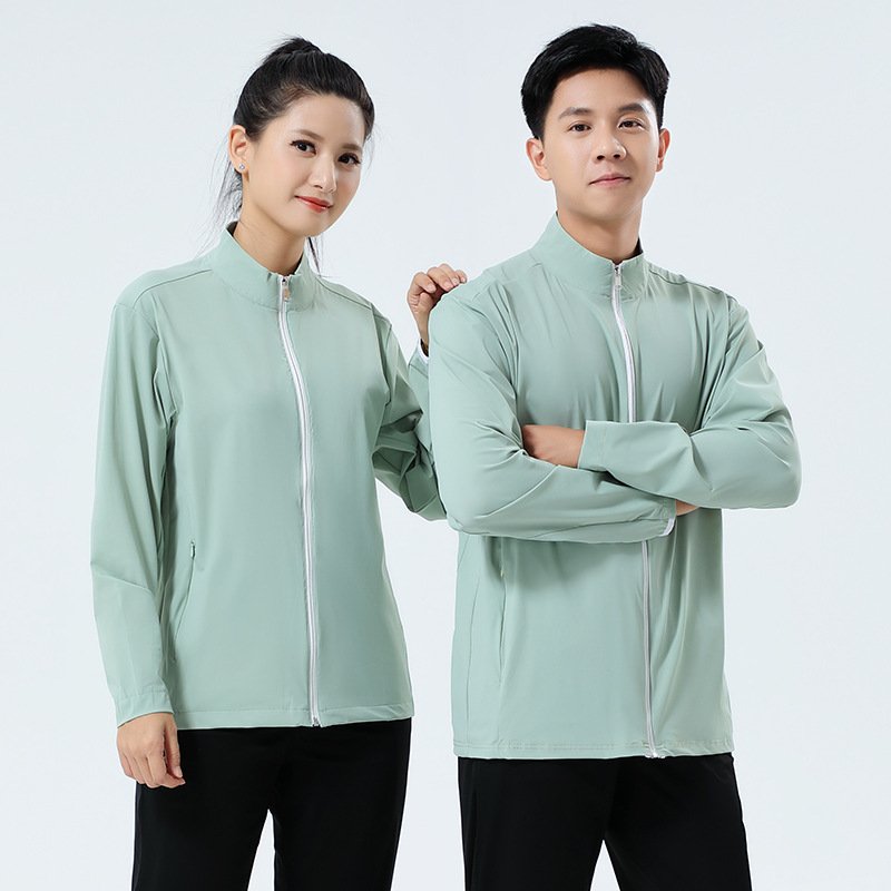 Long-Sleeved Air Volleyball Uniforms for Men and Women, Four-Way Elastic Thin Sports Jackets, Tennis Table Tennis Badminton Uniforms - Image 2