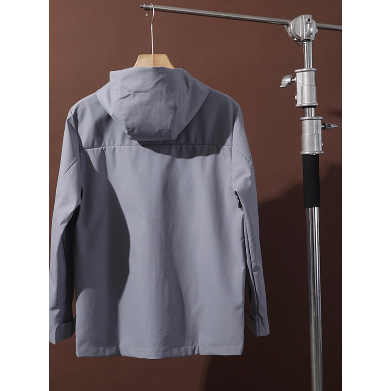 City Functional Series Water-Repellent and Wear-Resistant Autumn New Men's and Women's Outdoor Hooded Jackets - Image 4