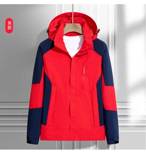 Spring and Autumn Thin Outdoor Single-Layer Color Matching Jacket Same Style Windproof and Water-Repellent Mountaineering Jacket Lo - Image 14