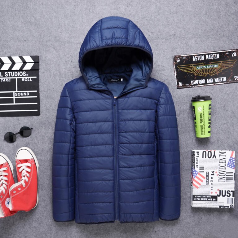 2522 New Model Mainly Features Men's Hooded down Cotton Jackets, Youth Large Size Casual Winter Coats, Lightweight Cotton-Padded Jackets