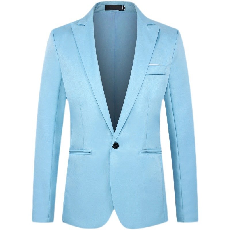 Cross-Border Export Men's Suits 25 New Fashion Business Casual Suits European and American Slim Small Suit Jackets Wholesale - Image 12
