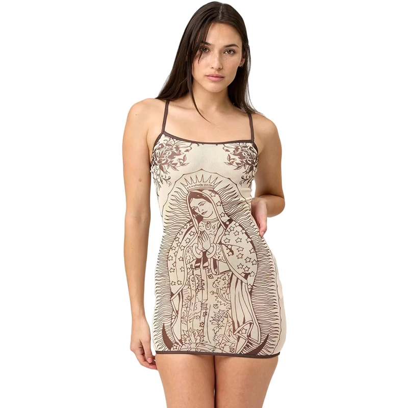 Weird Puss Art Print Dress Women Low-Neck See Through Skinny High Elasticity Sexy Midnight Summer New Trend Hottie Mini Bodycon - Image 7