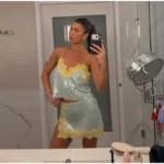 S036570954bd34e3aa9ce75552de265b0M.webp Beach Sequin Women's Dress Y2k Sexy Lace Spliced See Through Strap Mini Summer Dresses New Vacation Casual Party Robe 2026