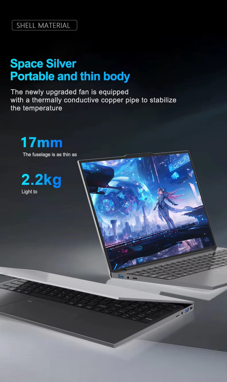 Windows 11 Pro 15.6" Ultra Slim Laptop intel Core i9-9900U 16GB RAM 1/2TB SSD Fingerprint Unlock Office game Backlight Laptop - Image 18