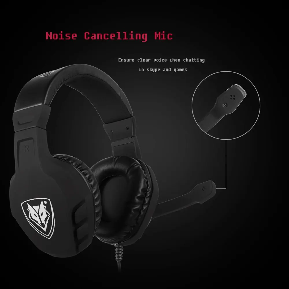 NUBWO U3 Xbox One PS4 Gaming Headset PC Mic Laptop Computer Stereo Headphones with Microphone for Playstation 4Xbox 1 Controller - Image 14