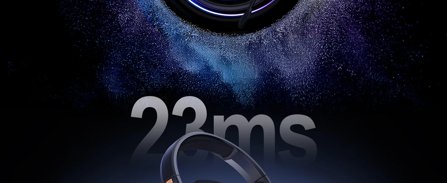 NUBWO G06 Dual Wireless Gaming Headphones 2.4GHz Bluetooth 5.3 Headsets Gamer with Microphone for PS5, PS4, PC, Mobile, Switch - Image 23