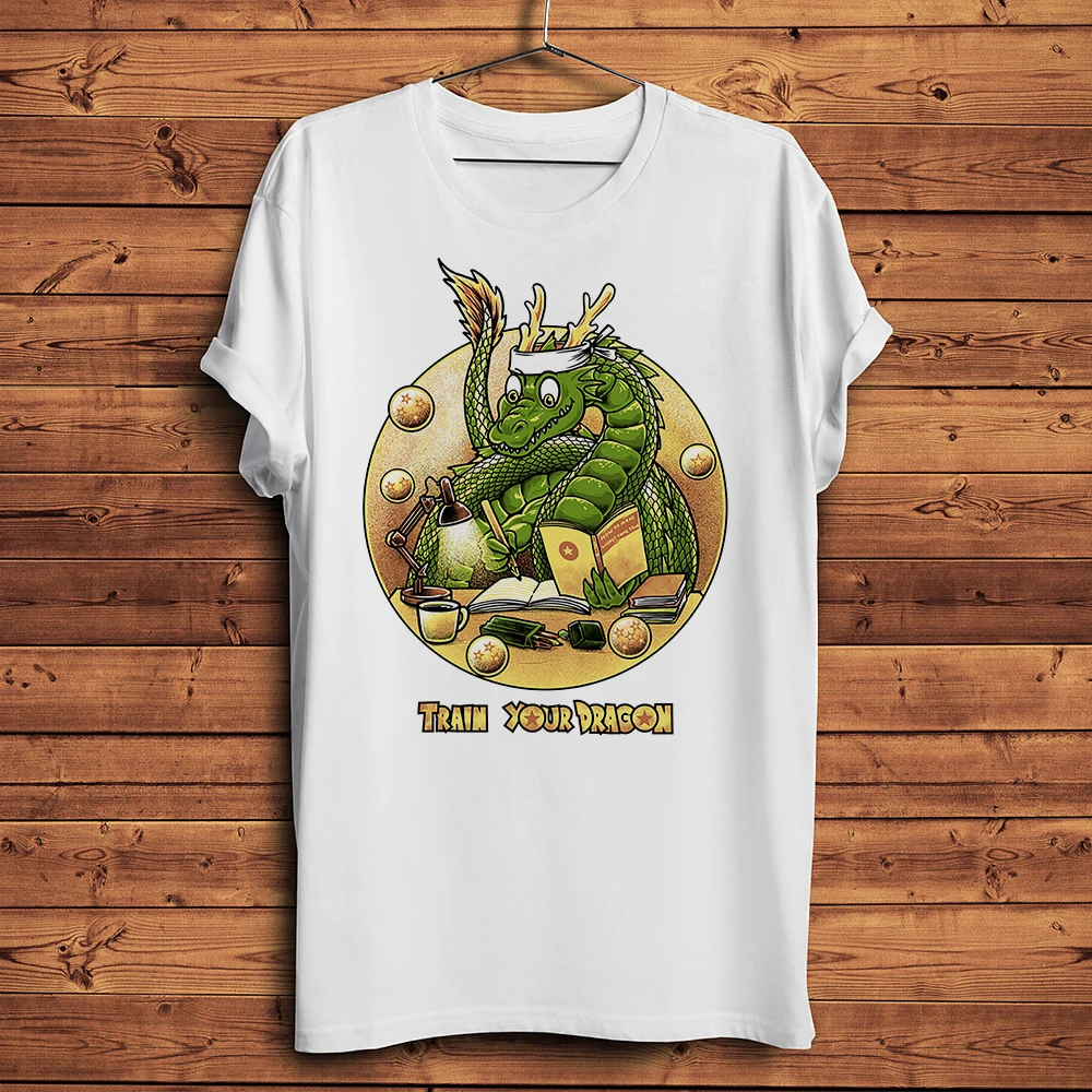 Shenron Divine dragon dbz Funny Anime T Shirt Homme Men Short Sleeve breathable TShirt Unisex Streetwear Tee - Image 2