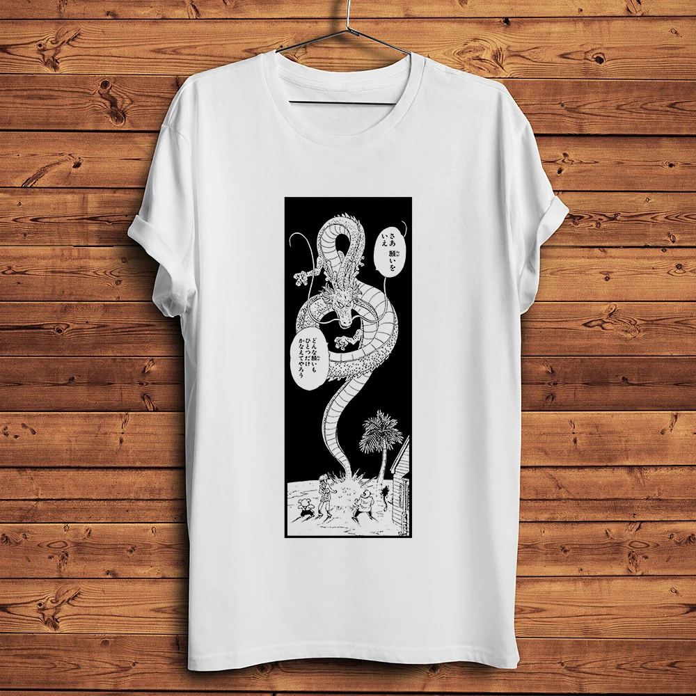 Shenron Divine dragon dbz Funny Anime T Shirt Homme Men Short Sleeve breathable TShirt Unisex Streetwear Tee - Image 5