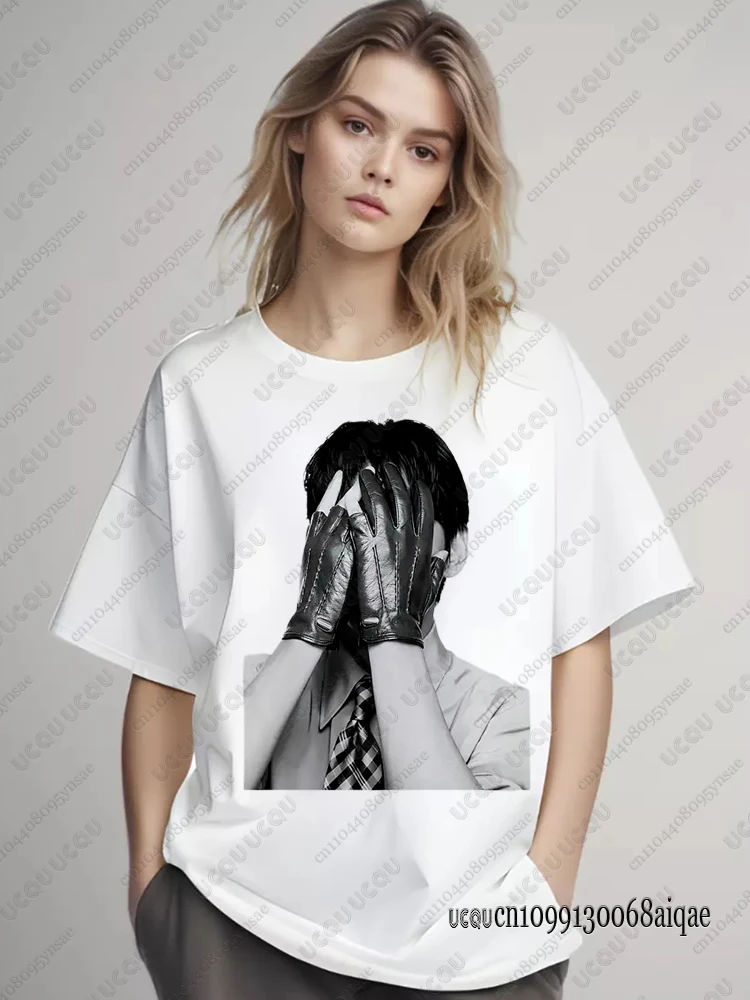 K-pop Famous Singer Polera Manga Corta Print T-shirts For Women 2026 World Tour Concert Fashion Harajuku Kawaii Y2K Clothing - Image 3