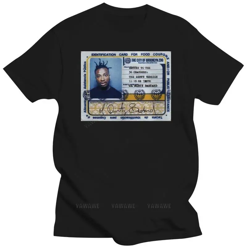 Mens brand fashion t-shirt Summer T shirts For Men Ol Dirty Bastard ODB Rap Hip Hop Logo Black White Tee-shirt Shirts Tee S-2XL - Image 6