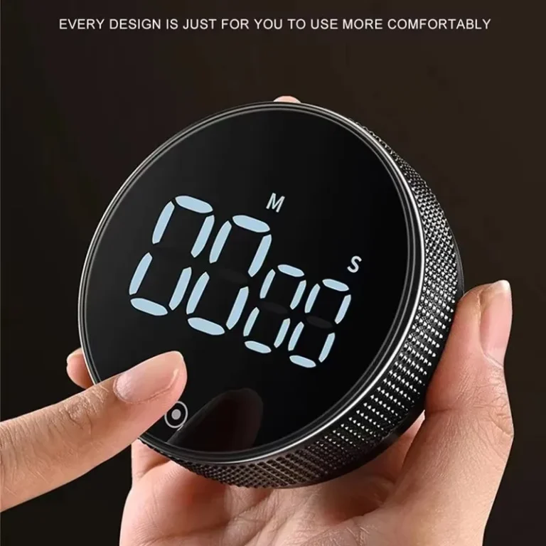 Kitchen Timer Digital Countdown Magnetic Egg Timer for Cooking with Constant Light Function for classrooms Quiet for Kids Adults