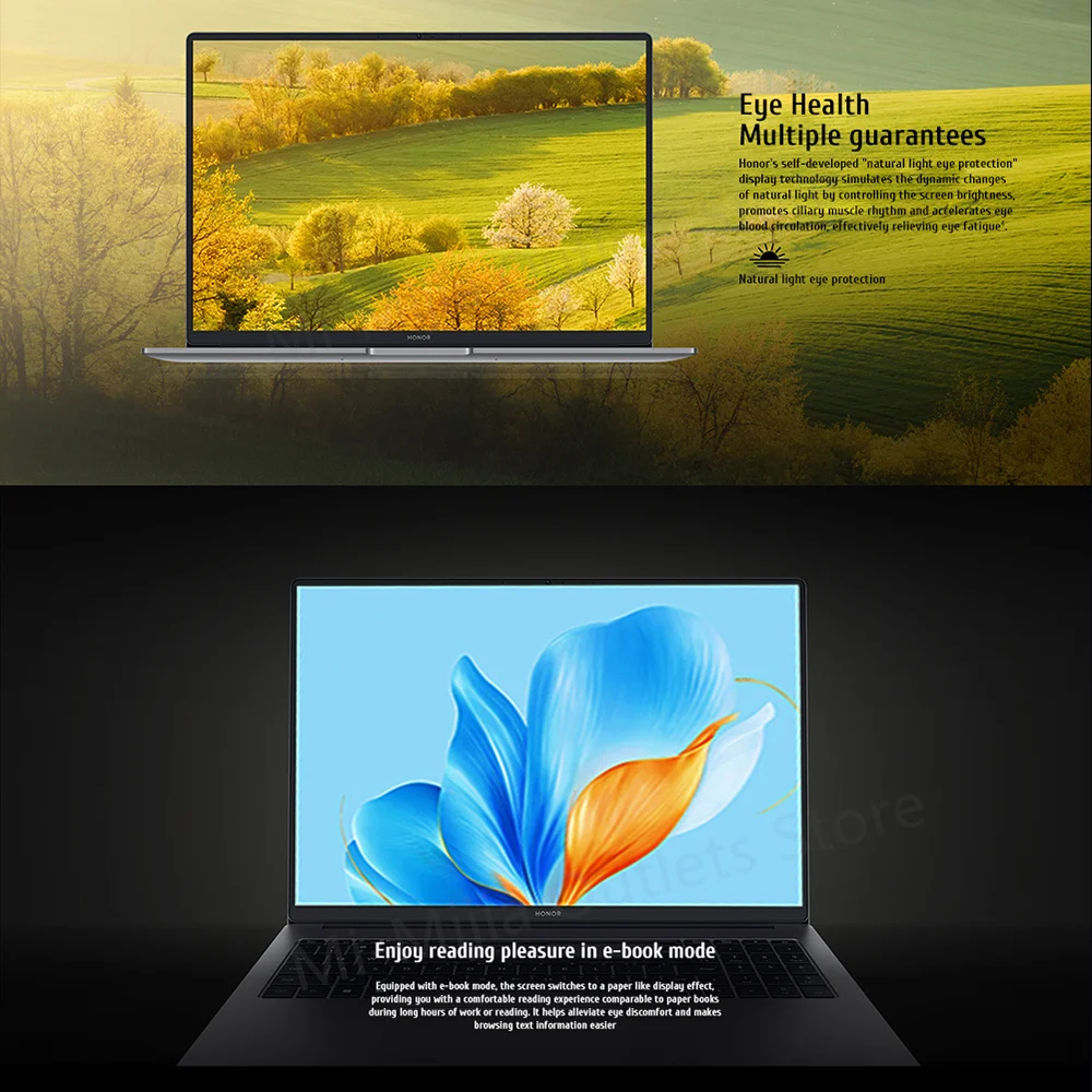 New Honor Laptop X16 2025 13th Intel Core I5-13420H 16G 512G/1TB SSD 16-inch 60Hz IPS Screen Ultra-thin Laptop - Image 3