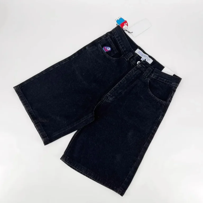 S177427f0143841ef9d97539d8be289dcy.webp Y2k Black Punk Wash Baggy Work Shorts Men Women Summer Hip Hop Ripped Hole Denim Shorts Raw Edge Casual Jorts Streetwear
