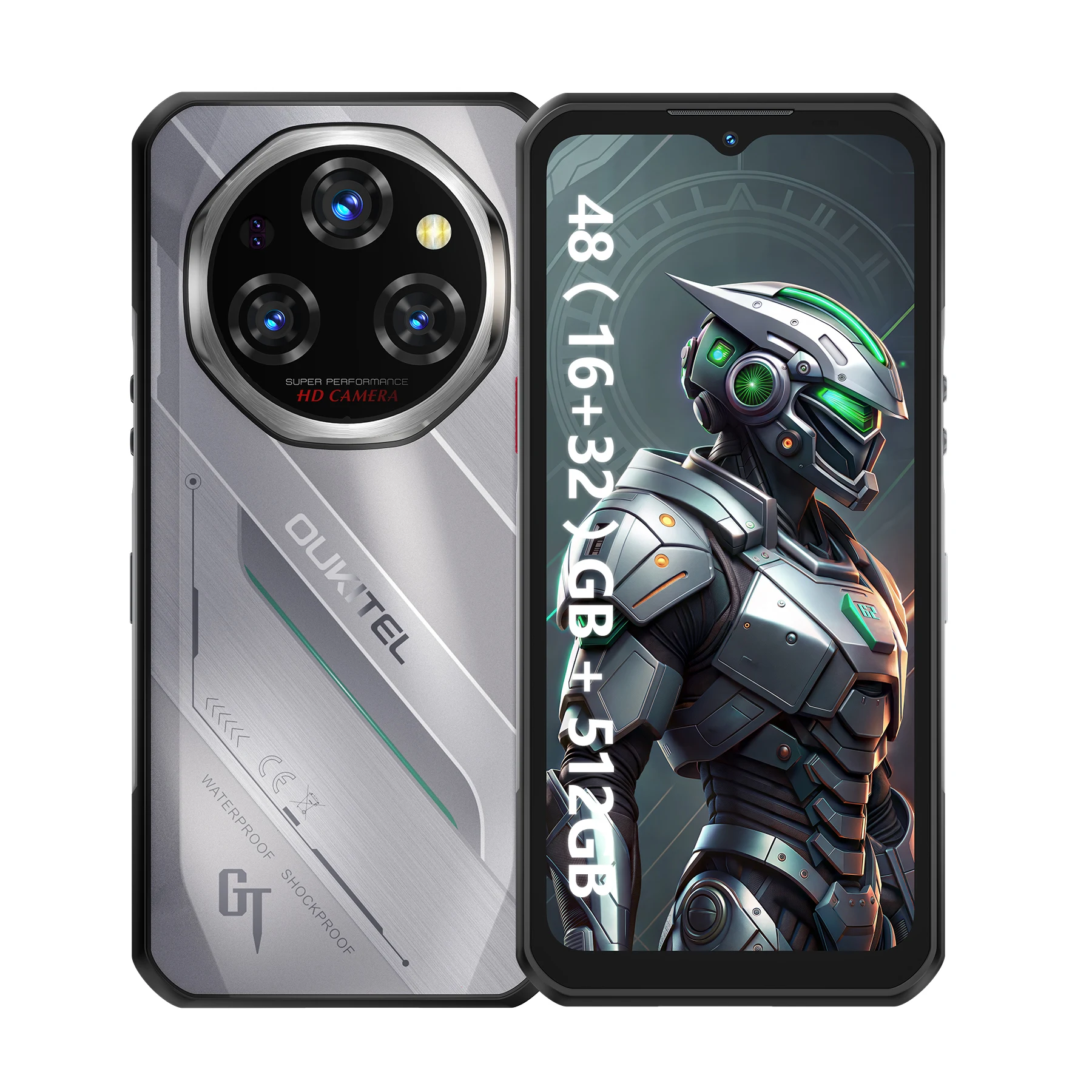 Oukitel WP62 5G Rugged Smartphone 48GB(16+32) +512GB, 6.6" FHD+ 108MP Camera Mobile Phone, 11000mAh 33W, Android 15 Cellphone - Image 7
