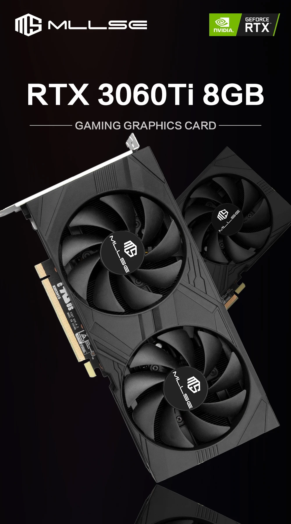 MLLSE RTX 3060Ti 8GB Graphics Card GDDR6 256Bit PCI Express 4.0 ×16 8Pin NVIDIA GPU Rtx 3060Ti Gaming Video Card Placa De Video - Image 8